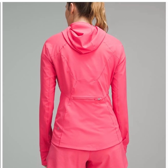 lululemon Glaze Pink Lightweight Mist over Windbreaker Hoodie Jacket - Picture 5 of 12